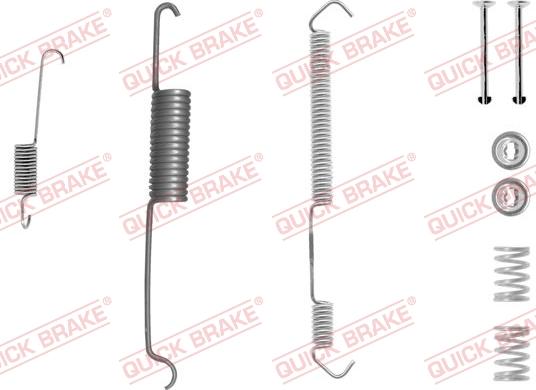 QUICK BRAKE 105-0691-1 - Aksesuar dəsti, əyləc başlıqları furqanavto.az