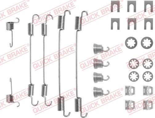 QUICK BRAKE 105-0656 - Aksesuar dəsti, əyləc başlıqları furqanavto.az