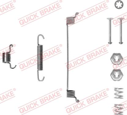 QUICK BRAKE 105-0651-1L - Aksesuar dəsti, əyləc başlıqları furqanavto.az