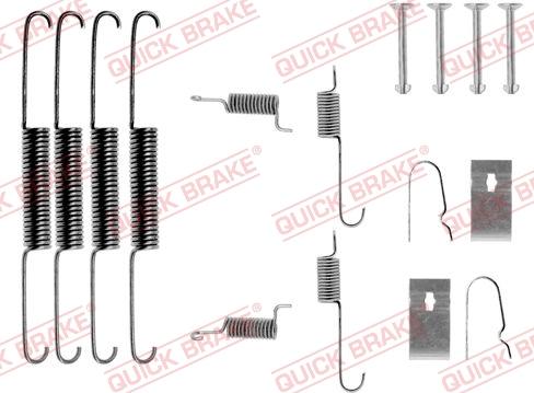 QUICK BRAKE 1050664 - Aksesuar dəsti, əyləc başlıqları furqanavto.az