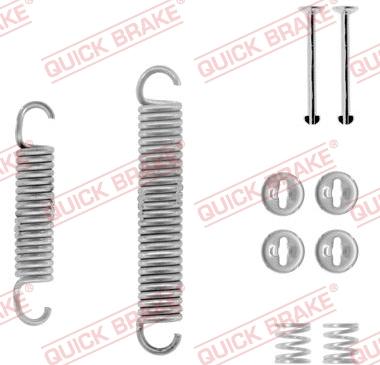 QUICK BRAKE 105-0601-1 - Aksesuar dəsti, əyləc başlıqları furqanavto.az