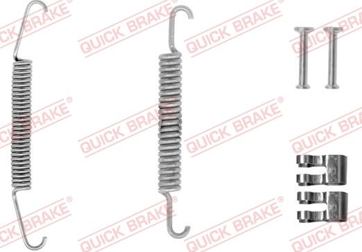 QUICK BRAKE 105-0610-1 - Aksesuar dəsti, əyləc başlıqları furqanavto.az