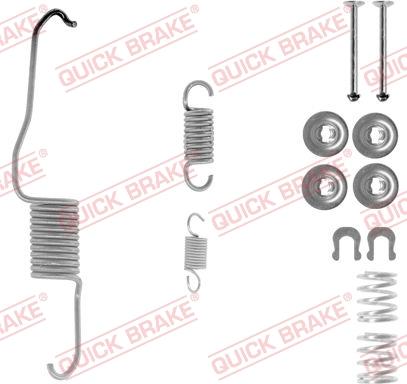 QUICK BRAKE 105-0684-1L - Aksesuar dəsti, əyləc başlıqları furqanavto.az