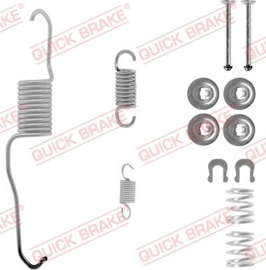 QUICK BRAKE 10506841R - Aksesuar dəsti, əyləc başlıqları furqanavto.az