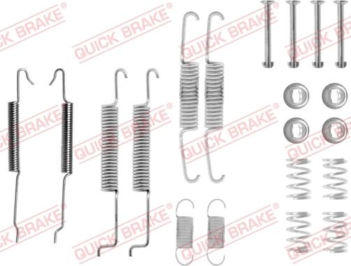 QUICK BRAKE 105-0680 - Aksesuar dəsti, əyləc başlıqları furqanavto.az