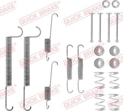 QUICK BRAKE 1050630 - Aksesuar dəsti, əyləc başlıqları furqanavto.az