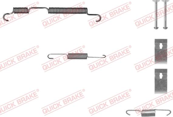 QUICK BRAKE 105-0050-1R - Aksesuar dəsti, əyləc başlıqları furqanavto.az