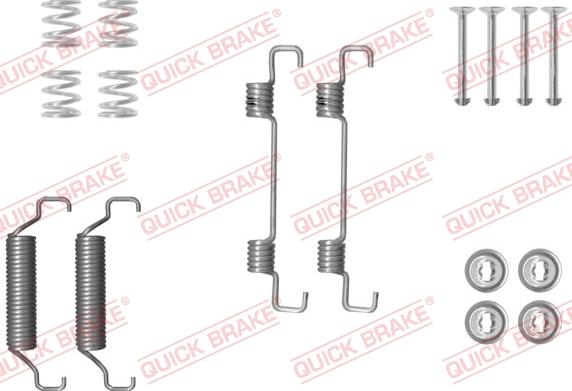 QUICK BRAKE 105-0052 - Aksesuar dəsti, dayanacaq əyləci başlıqları furqanavto.az