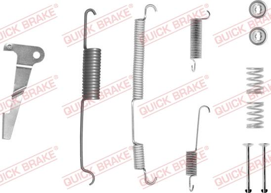 QUICK BRAKE 105-0062X-1L - Aksesuar dəsti, əyləc başlıqları furqanavto.az