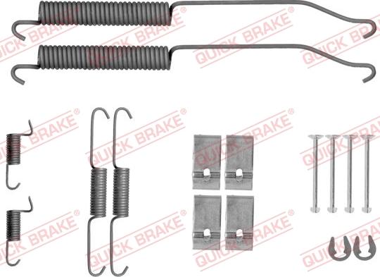 QUICK BRAKE 1050036 - Aksesuar dəsti, əyləc başlıqları furqanavto.az