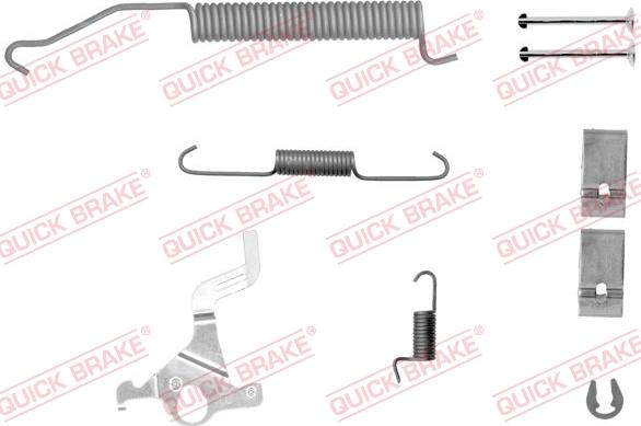 QUICK BRAKE 105-0071X-1R - Aksesuar dəsti, əyləc başlıqları furqanavto.az