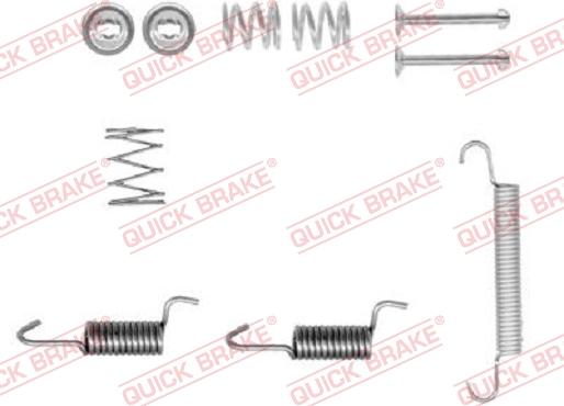 QUICK BRAKE 105-0899-1 - Aksesuar dəsti, dayanacaq əyləci başlıqları furqanavto.az