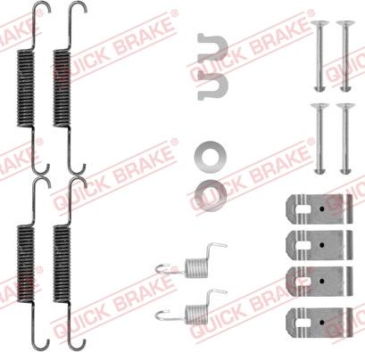 QUICK BRAKE 1050895 - Aksesuar dəsti, dayanacaq əyləci başlıqları furqanavto.az