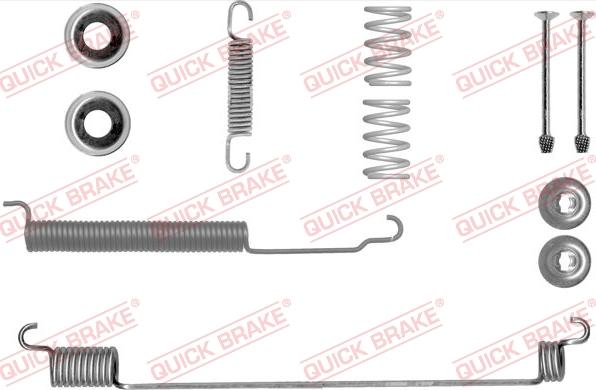 QUICK BRAKE 105-0843-1 - Aksesuar dəsti, əyləc başlıqları furqanavto.az