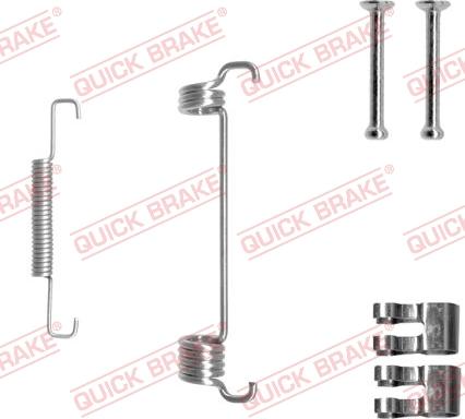 QUICK BRAKE 105-0851-1L - Aksesuar dəsti, dayanacaq əyləci başlıqları furqanavto.az