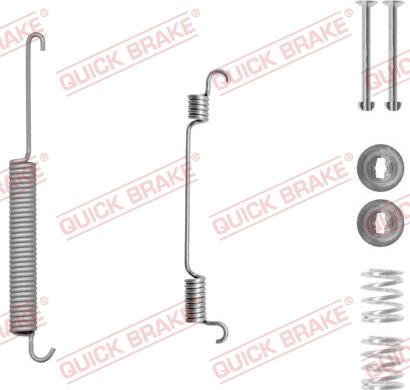 QUICK BRAKE 105-0806-1 - Aksesuar dəsti, əyləc başlıqları furqanavto.az