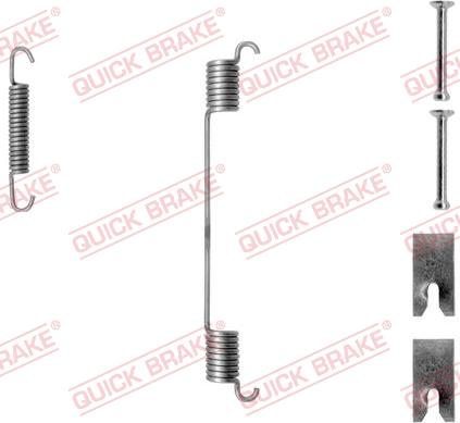 QUICK BRAKE 105-0814-1 - Aksesuar dəsti, əyləc başlıqları furqanavto.az