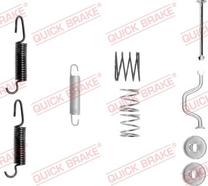 QUICK BRAKE 105-0816-1 - Aksesuar dəsti, dayanacaq əyləci başlıqları furqanavto.az