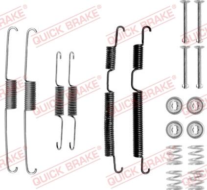 QUICK BRAKE 105-0813 - Aksesuar dəsti, əyləc başlıqları furqanavto.az