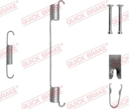 QUICK BRAKE 105-0883-1 - Aksesuar dəsti, əyləc başlıqları furqanavto.az