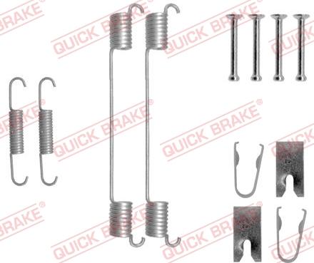 QUICK BRAKE 1050883 - Aksesuar dəsti, əyləc başlıqları furqanavto.az