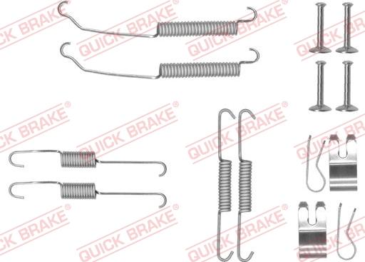 QUICK BRAKE 1050882 - Aksesuar dəsti, əyləc başlıqları furqanavto.az