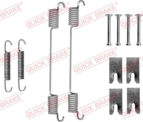 QUICK BRAKE 1050836 - Aksesuar dəsti, əyləc başlıqları furqanavto.az