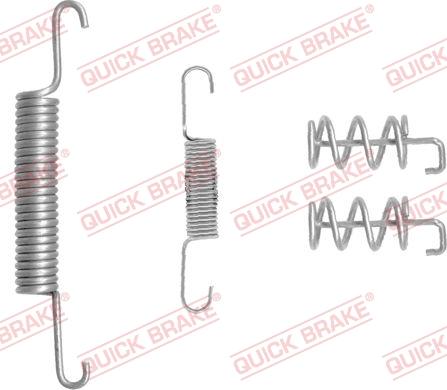 QUICK BRAKE 105-0831-1 - Aksesuar dəsti, dayanacaq əyləci başlıqları furqanavto.az