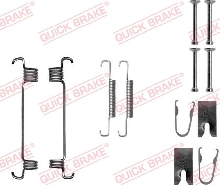 QUICK BRAKE 105-0875 - Aksesuar dəsti, dayanacaq əyləci başlıqları furqanavto.az