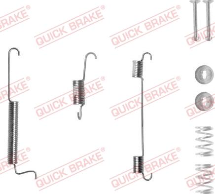 QUICK BRAKE 105-0795-1 - Aksesuar dəsti, əyləc başlıqları furqanavto.az