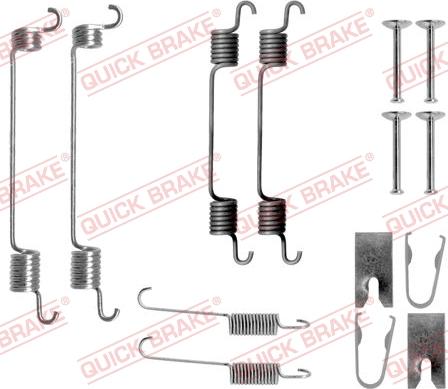 QUICK BRAKE 1050797 - Aksesuar dəsti, əyləc başlıqları furqanavto.az