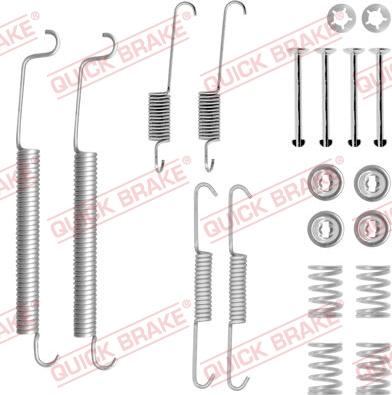 QUICK BRAKE 1050756 - Aksesuar dəsti, əyləc başlıqları furqanavto.az