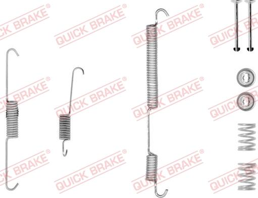 QUICK BRAKE 105-0753-1 - Aksesuar dəsti, əyləc başlıqları furqanavto.az