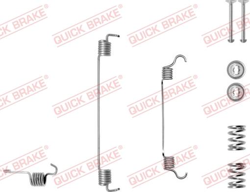 QUICK BRAKE 105-0784-1L - Aksesuar dəsti, əyləc başlıqları furqanavto.az