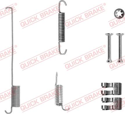 QUICK BRAKE 105-0739-1L - Aksesuar dəsti, əyləc başlıqları furqanavto.az