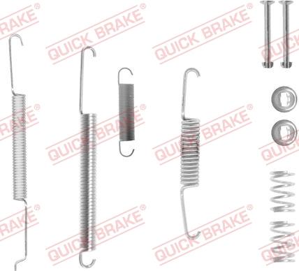 QUICK BRAKE 105-0726-1 - Aksesuar dəsti, əyləc başlıqları furqanavto.az