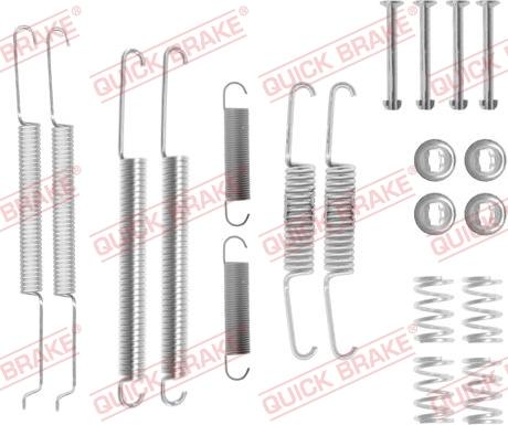 QUICK BRAKE 1050726 - Aksesuar dəsti, əyləc başlıqları furqanavto.az