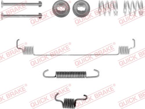 QUICK BRAKE 105-0777-1L - Aksesuar dəsti, əyləc başlıqları furqanavto.az