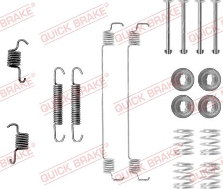 QUICK BRAKE 105-0777 - Aksesuar dəsti, əyləc başlıqları furqanavto.az