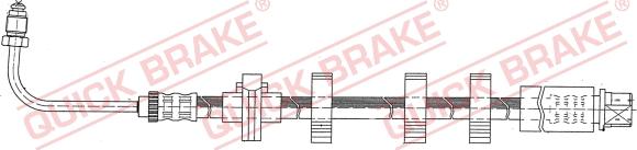 QUICK BRAKE 32.995 - Əyləc şlanqı furqanavto.az