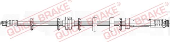 QUICK BRAKE 32.966 - Əyləc şlanqı furqanavto.az