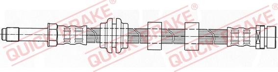 QUICK BRAKE 32.963 - Əyləc şlanqı furqanavto.az