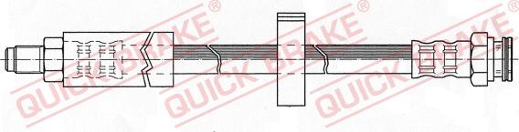 QUICK BRAKE 32.907 - Əyləc şlanqı furqanavto.az