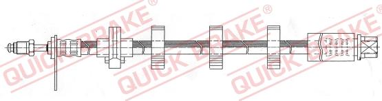 QUICK BRAKE 32.985 - Əyləc şlanqı furqanavto.az