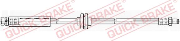 QUICK BRAKE 32.412 - Əyləc şlanqı furqanavto.az