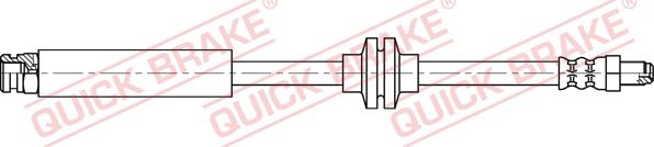 QUICK BRAKE 32.813 - Əyləc şlanqı furqanavto.az