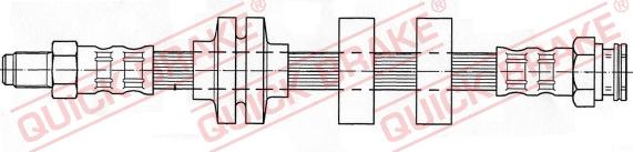 QUICK BRAKE 37.904 - Əyləc şlanqı furqanavto.az