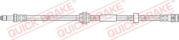 QUICK BRAKE 37.939 - Əyləc şlanqı furqanavto.az