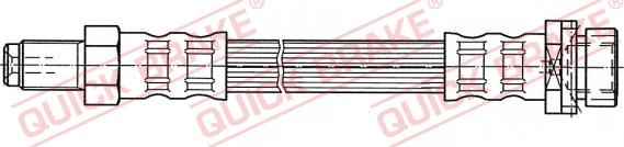 QUICK BRAKE 37.030 - Əyləc şlanqı furqanavto.az