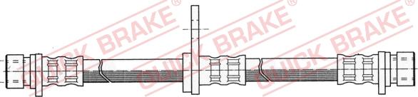 QUICK BRAKE 22.907 - Əyləc şlanqı furqanavto.az